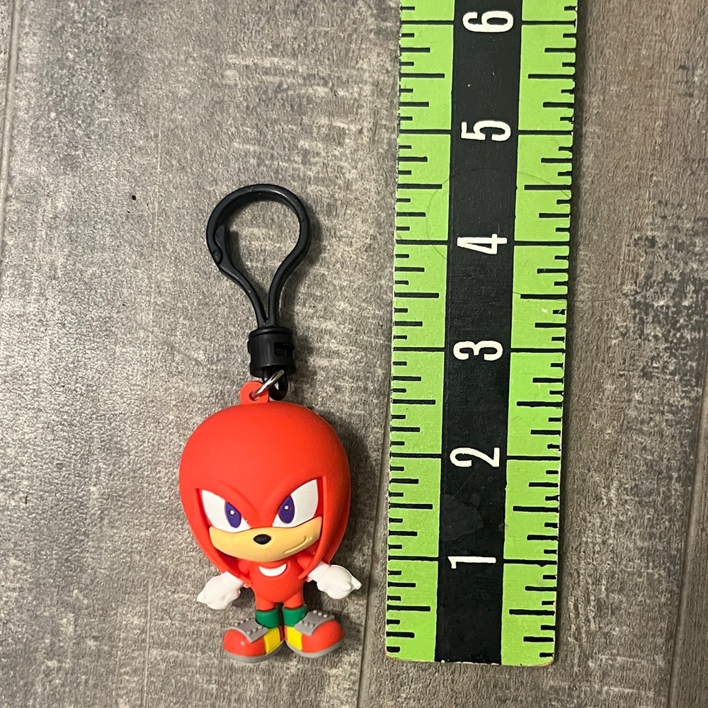 Sega Sonic Red Knuckles Character Keychain